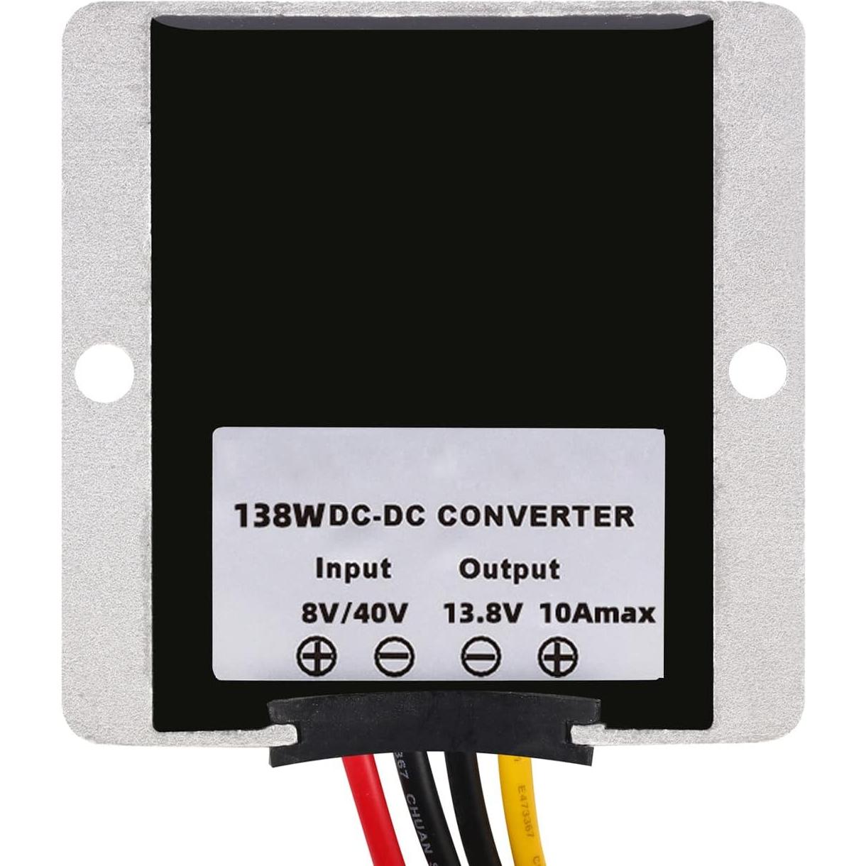 Convertidor DC a DC 8V-40V a 13.8V 10A QJFCS Regulador