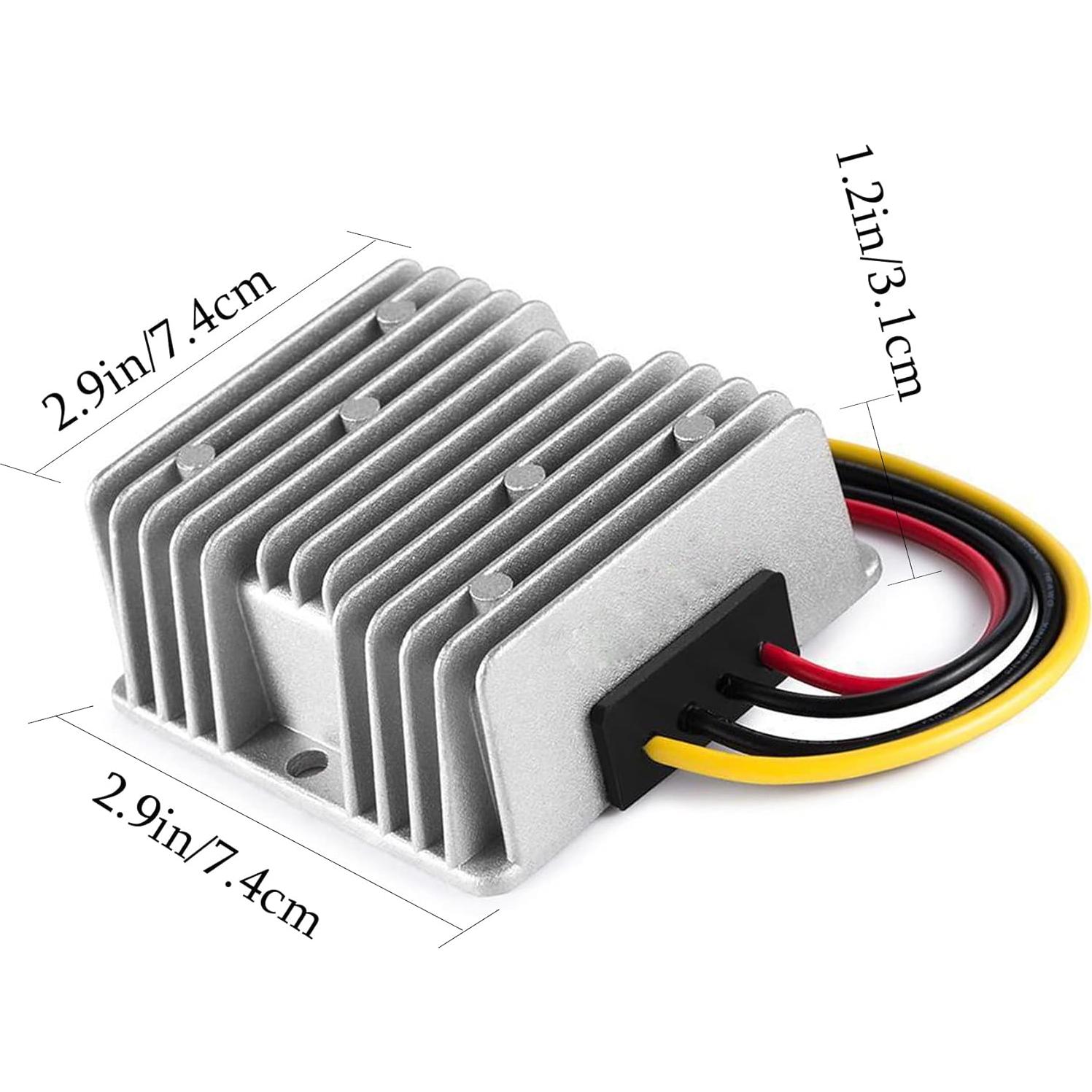 Convertidor DC a DC 8V-40V a 13.8V 10A QJFCS Regulador