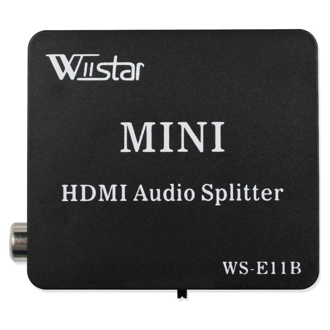 Extractor de Audio HDMI Wiistar 1080P con Salida SPDIF y 3.5mm