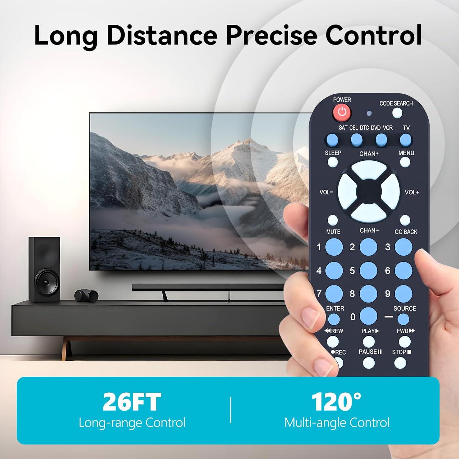 Control Remoto Universal ZWP RCR503BR para 3 Dispositivos