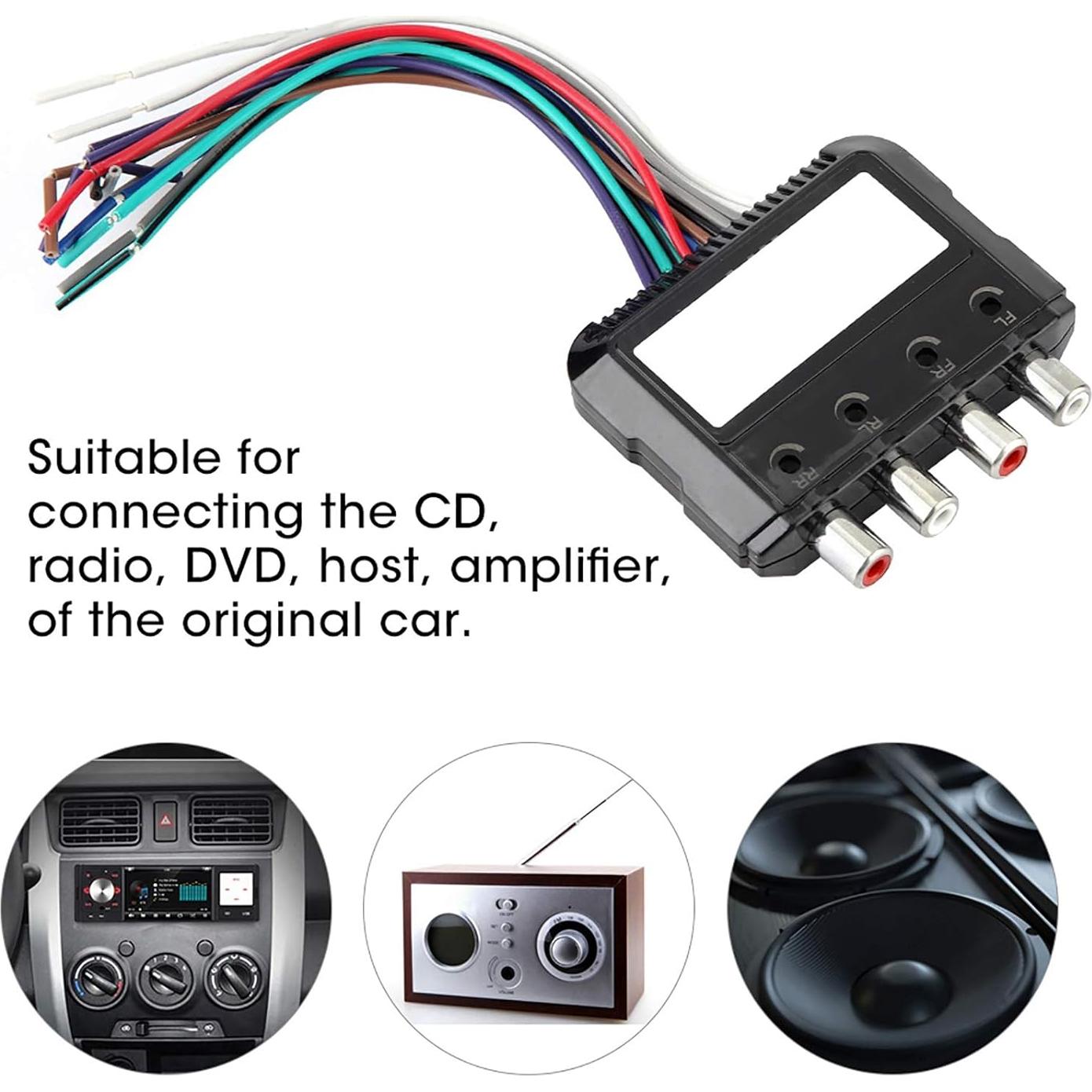 Convertidor de Audio de Alto a Bajo 4 Canales CYSFETENA