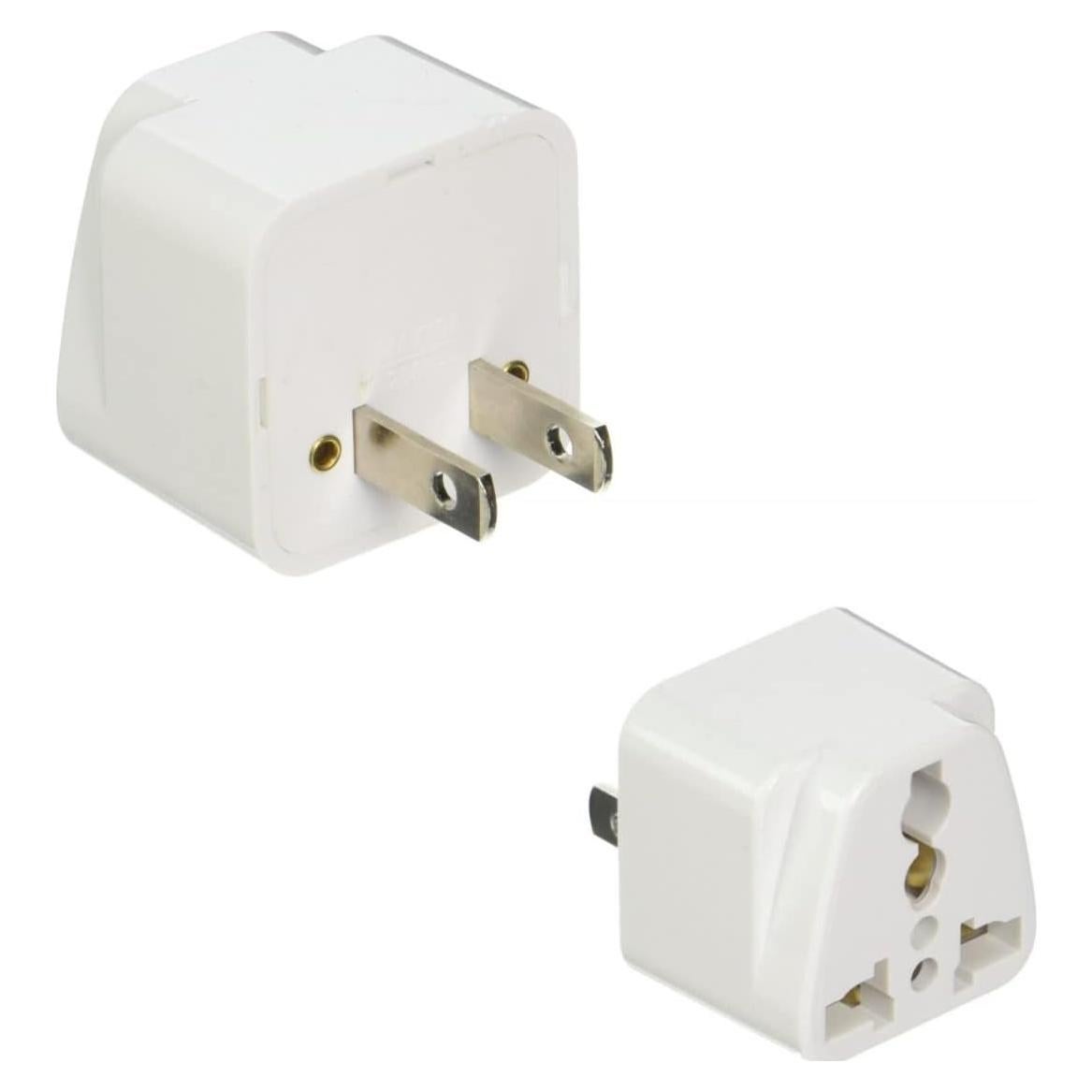 Adaptador de Enchufe de Viaje Universal VizGiz 2 Pack US/EU/UK/AU