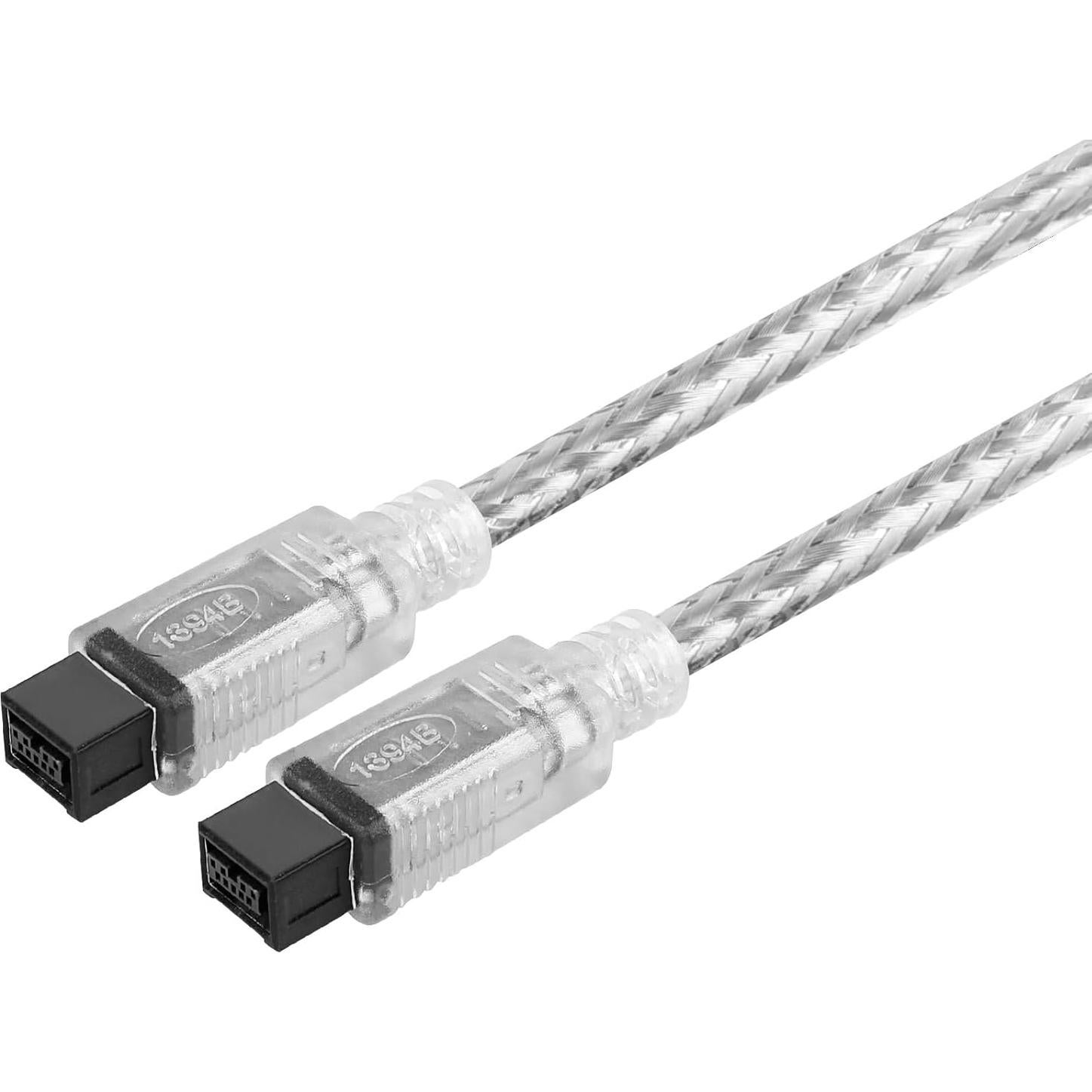 Cable FireWire 800 1.83m WTYIXS 9Pin a 9Pin para PC y Videocámara