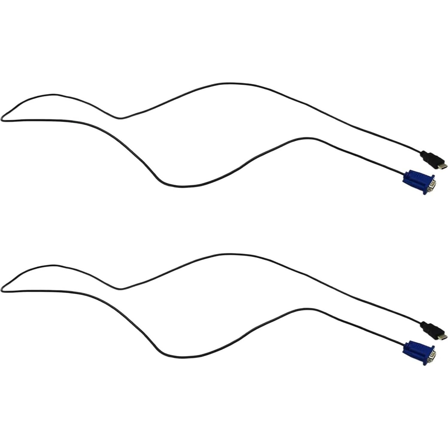 Cable Adaptador HDMI a VGA WELURE 1.8m 1080P 2 Pcs