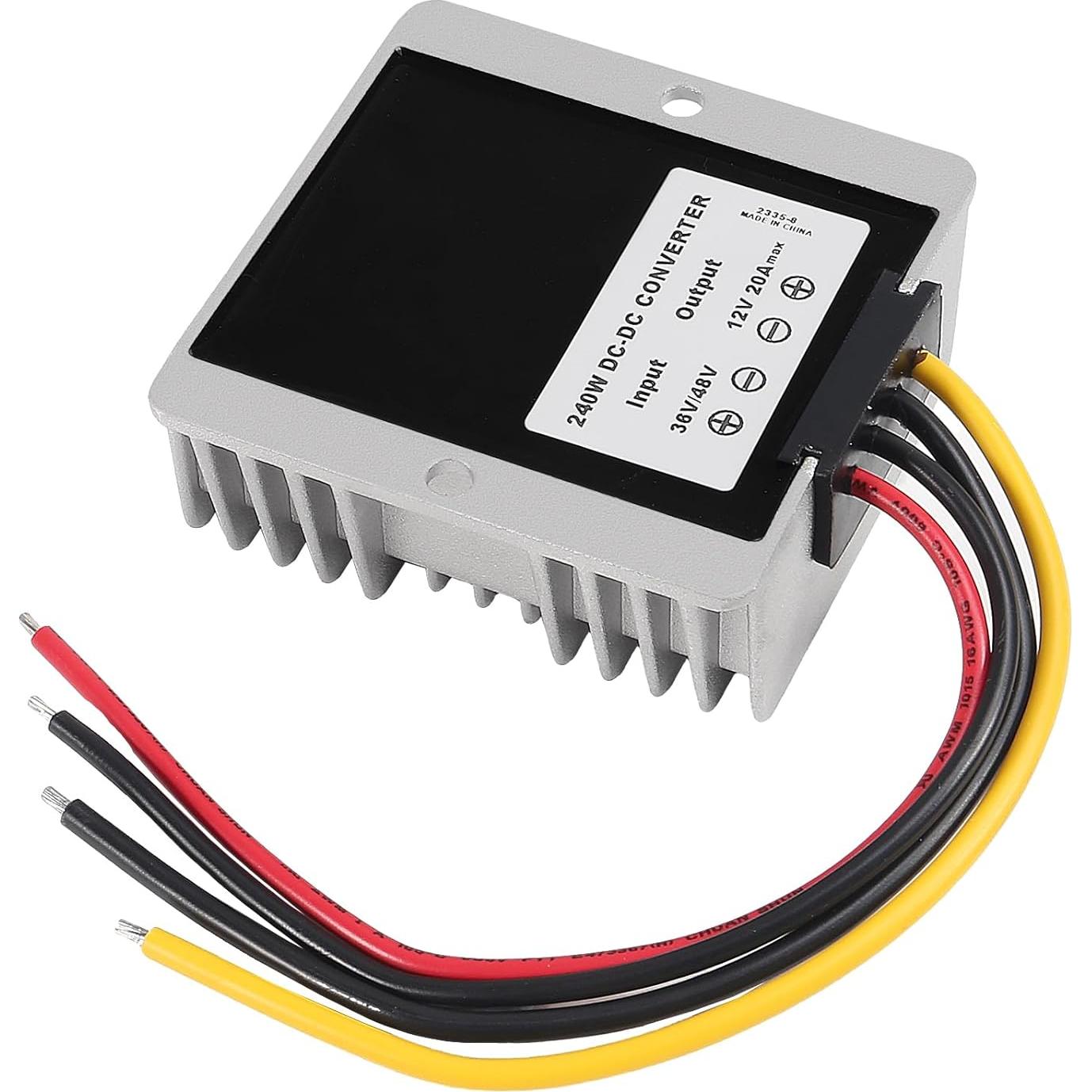 Transformador reductor DC 36V/48V a 12V 20A 240W DORHEA