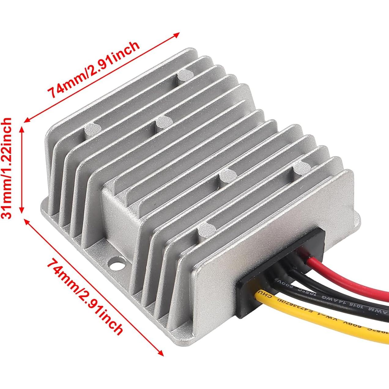 Transformador reductor DC 36V/48V a 12V 20A 240W DORHEA