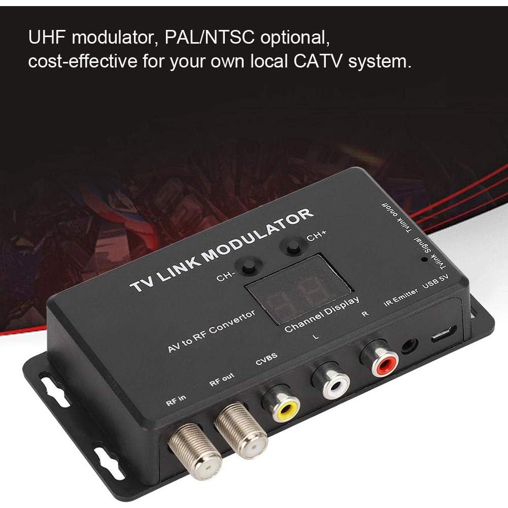Modulador UHF Profesional Fosa1 AV a RF con Cable USB
