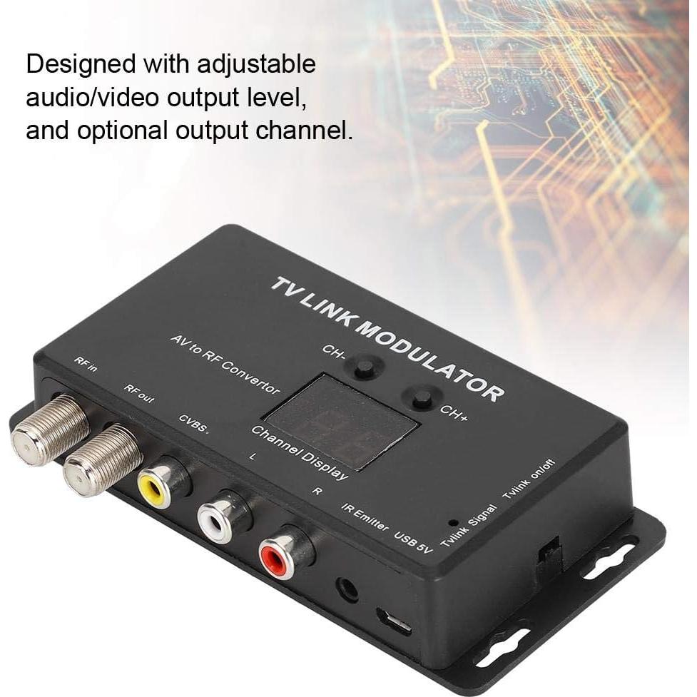 Modulador UHF Profesional Fosa1 AV a RF con Cable USB
