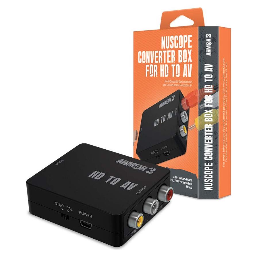 Caja Convertidora Armor3 NuScope HD a AV para Consolas y PC