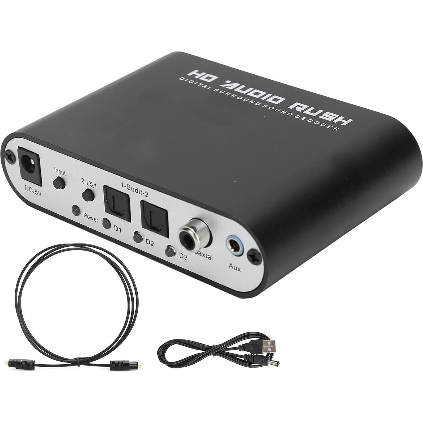 Convertidor de Audio Digital a Analógico 5.1CH Acogedor