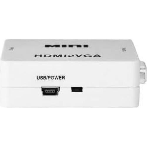 Adaptador HDMI a AV BUBUCAM 1080P con Cable USB Blanco