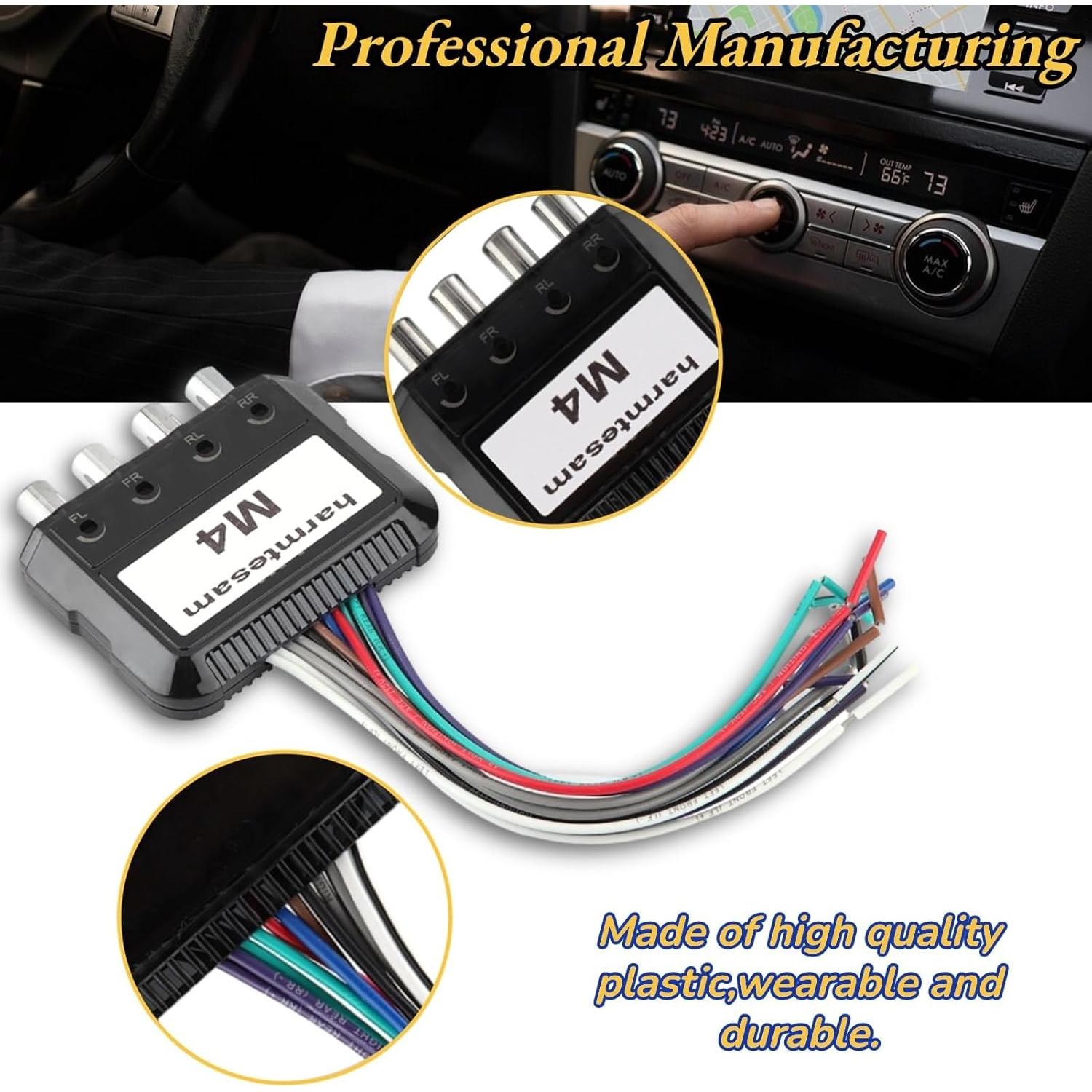 Convertidor de Audio de Alto a Bajo EIMSOAH 4 Canales 14x11cm