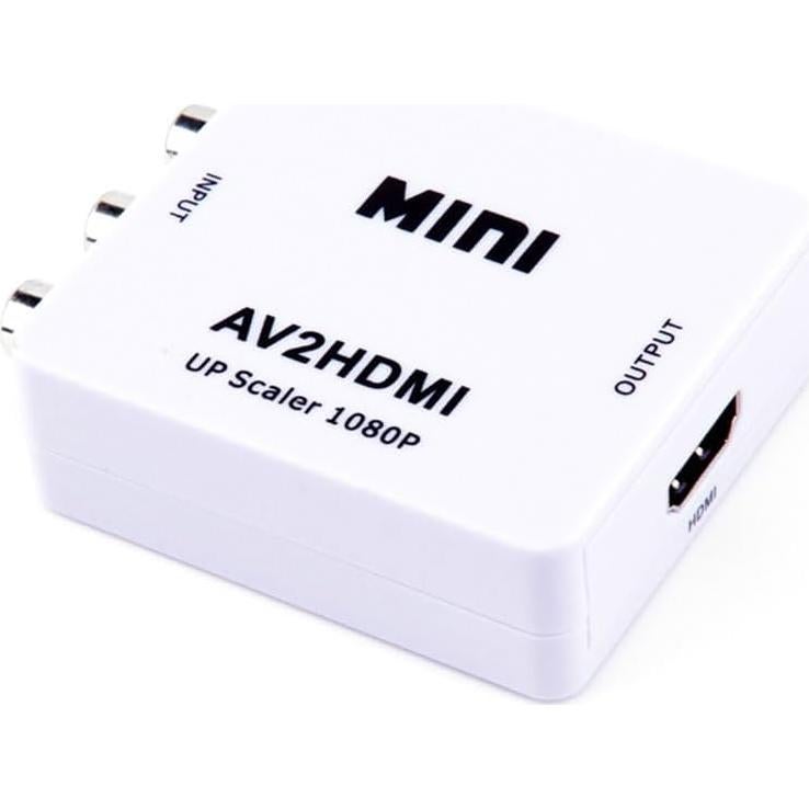 Convertidor AV a HDMI 1080p xdz con Cable Mini USB