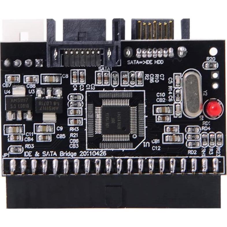 Adaptador Reversible PATA a SATA CY-SA-101 100/133 7 Pines