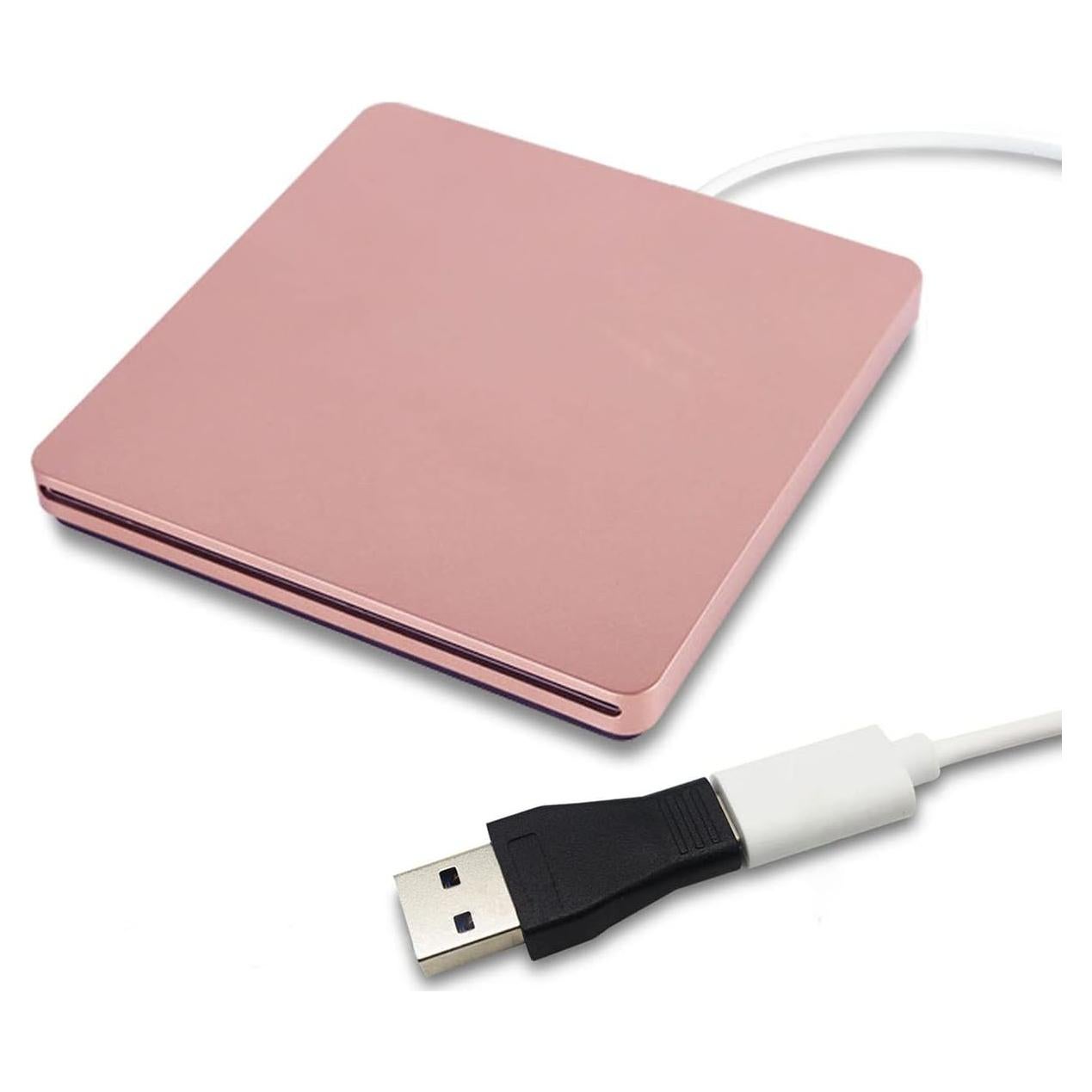 Unidad DVD Externa Juanery USB-C 331.7g Compatible Mac y PC