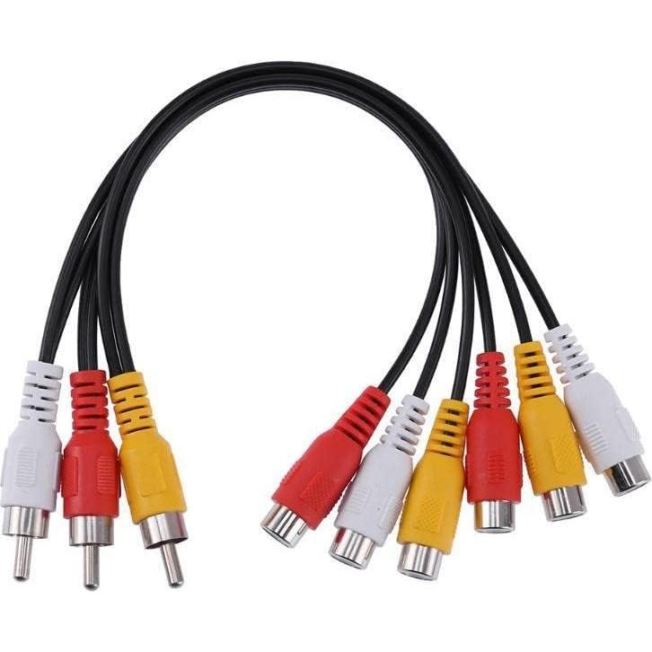 Divisor de Audio Video 3RCA Suckoo 1 en 2 Salidas 0.25m