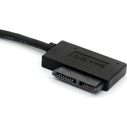 Adaptador USB 3.0 a SATA Slimline 13 Pines BSHTU para Laptop