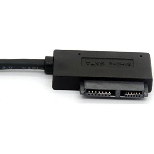 Adaptador USB 3.0 a SATA Slimline 13 Pines BSHTU para Laptop