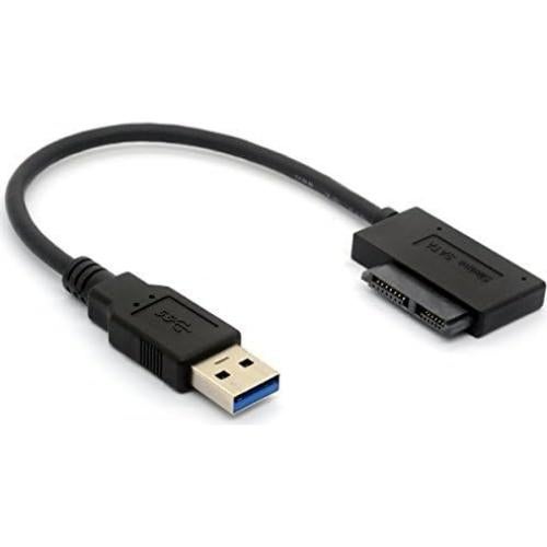 Adaptador USB 3.0 a SATA Slimline 13 Pines BSHTU para Laptop