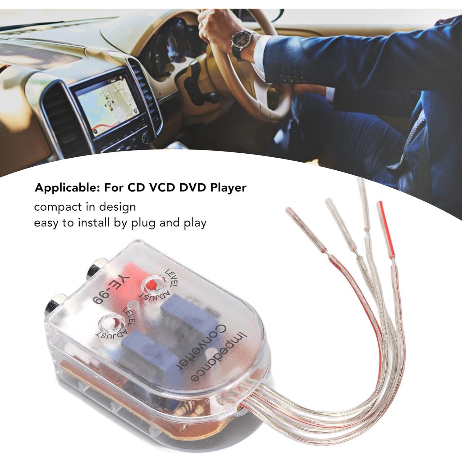 Convertidor de Audio GOWENIC Alto a Bajo para Reproductor CD