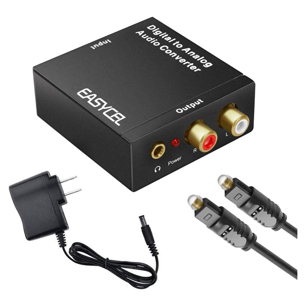 Convertidor Digital a Analógico Easycel DAC 3.5mm y RCA