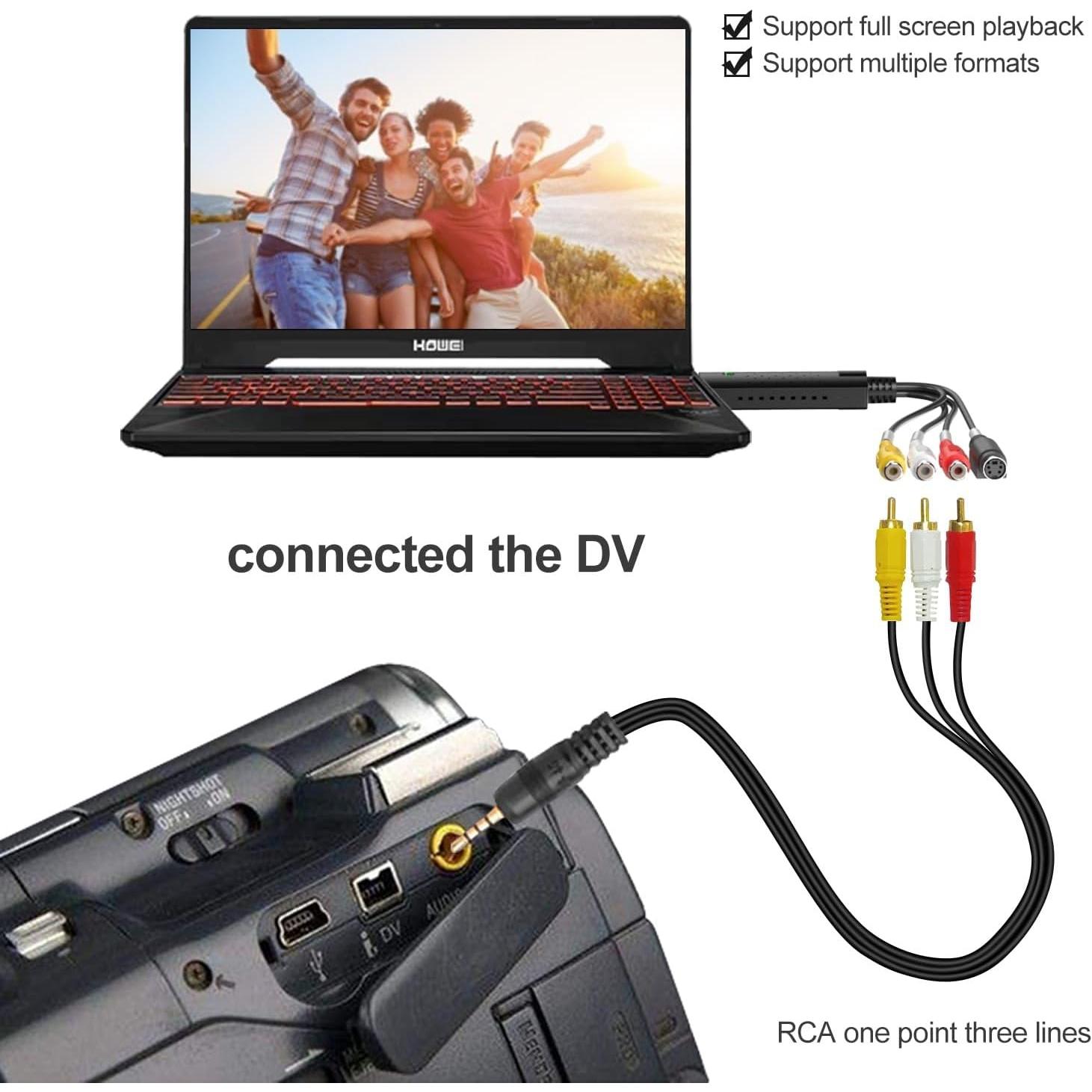 Tarjeta de Captura de Video USB ShuoArmor VAC-005 HD 720P