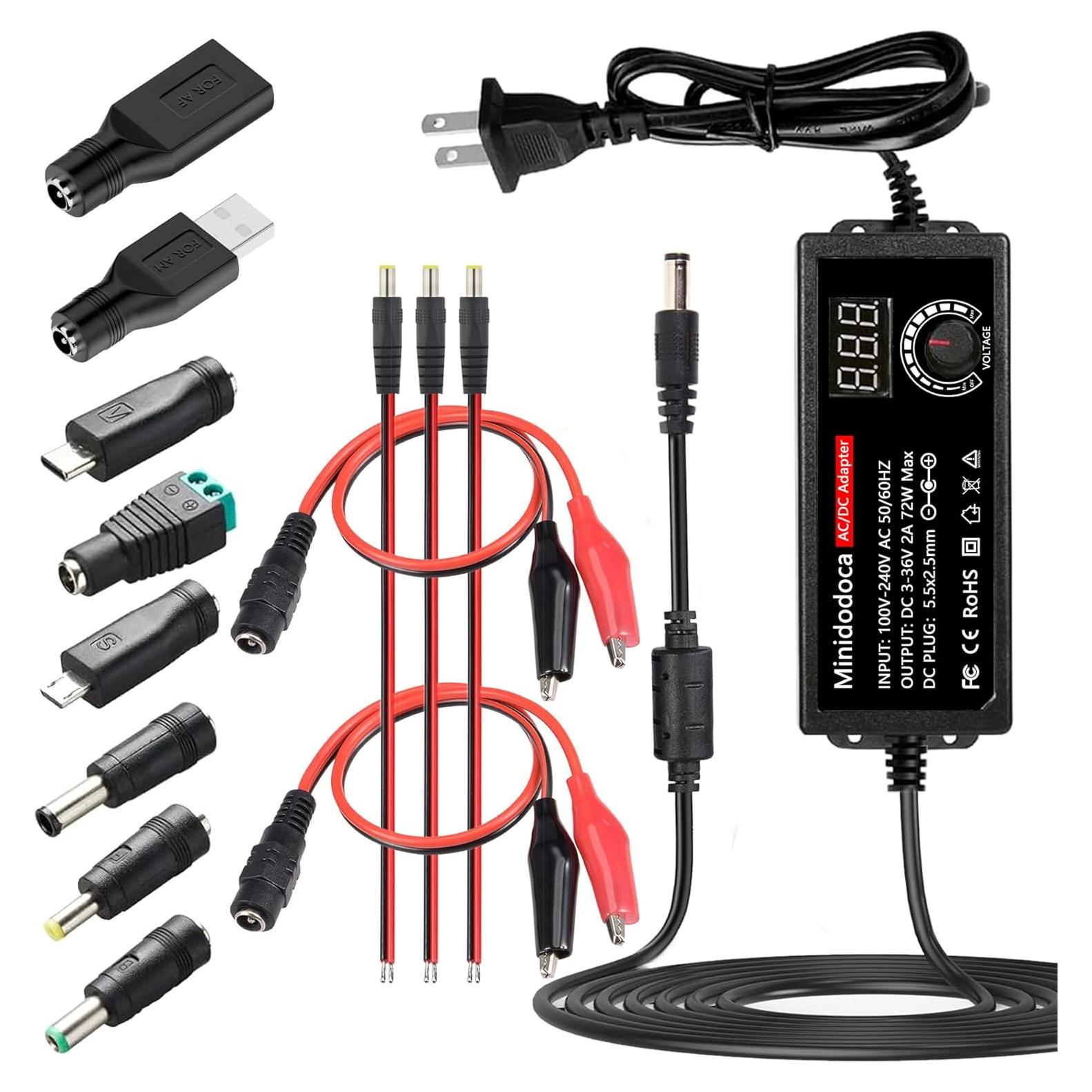 Fuente de Alimentación Universal 72W Minidodoca DC 3V-36V