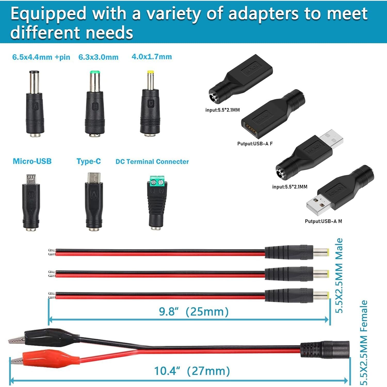 Fuente de Alimentación Universal 72W Minidodoca DC 3V-36V