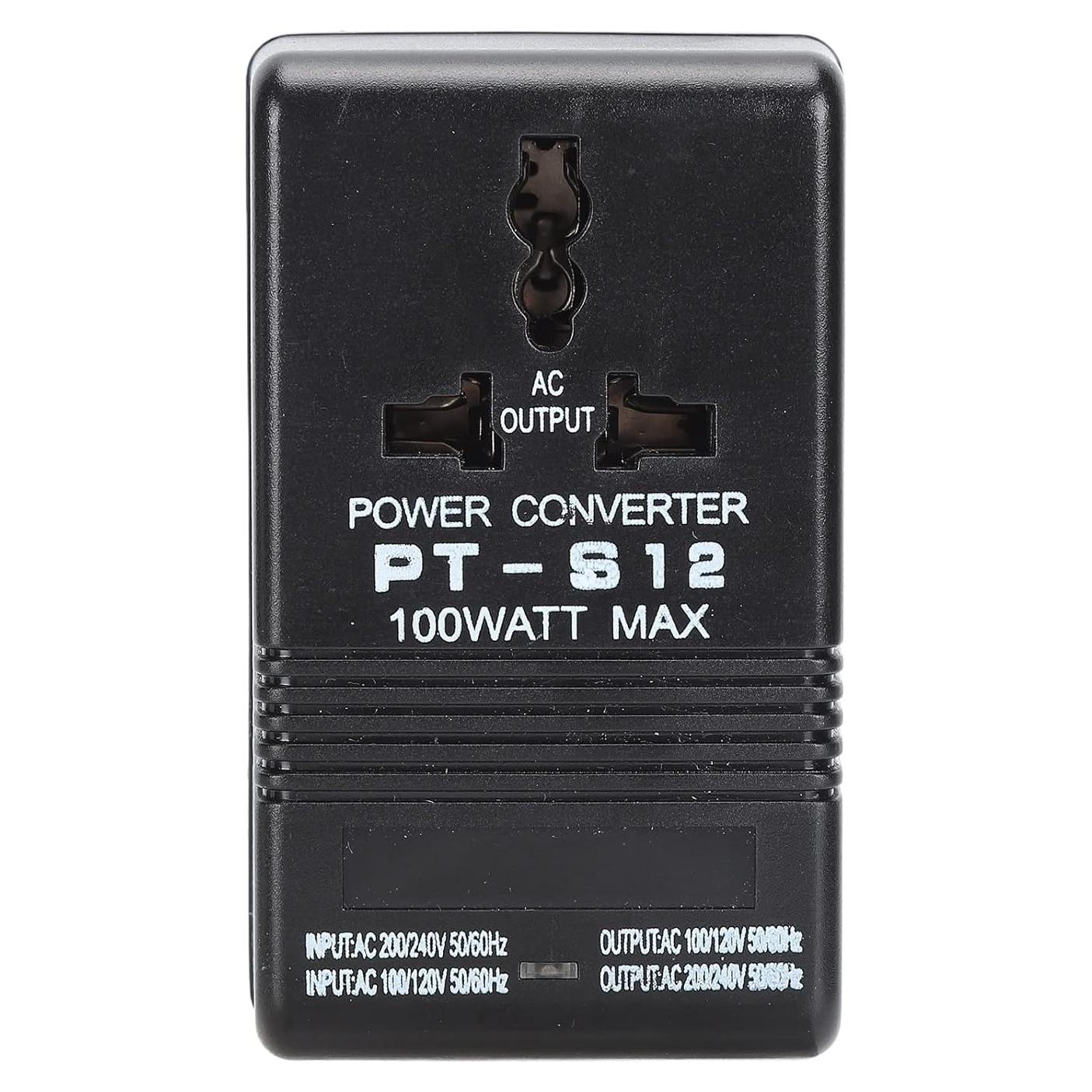 Convertidor de Voltaje AC 100-240V 100W LiebeWH Adaptador de Viaje