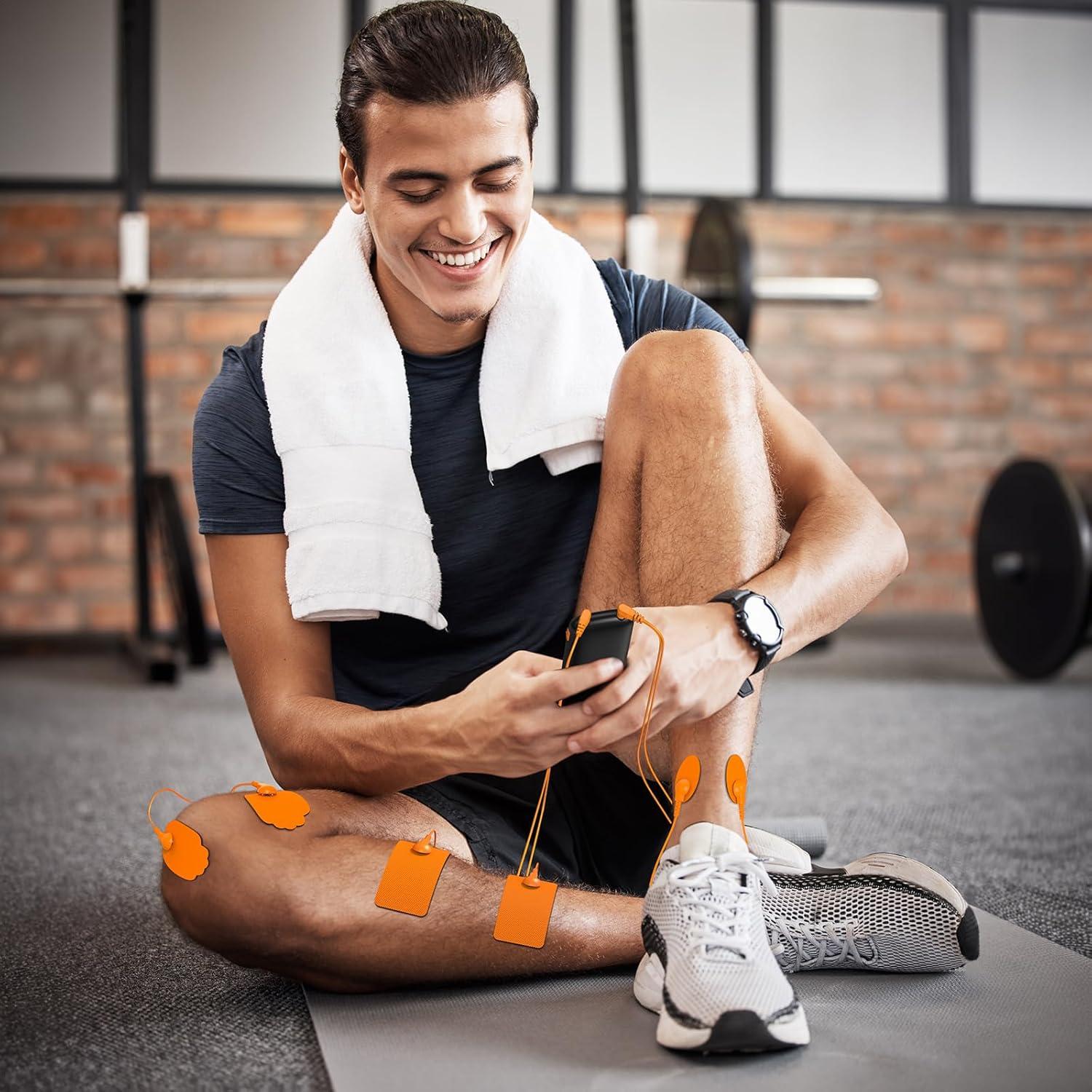 Pads TENS AVCOO Reemplazo 20 Pcs 3 Tamaños Gel Reutilizables