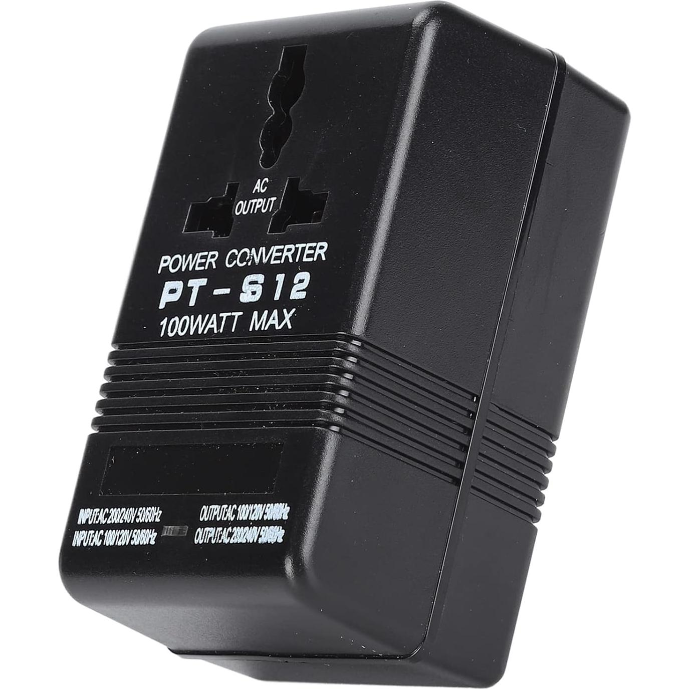 Convertidor de Voltaje Naroote PT-S12 100W para Viajes