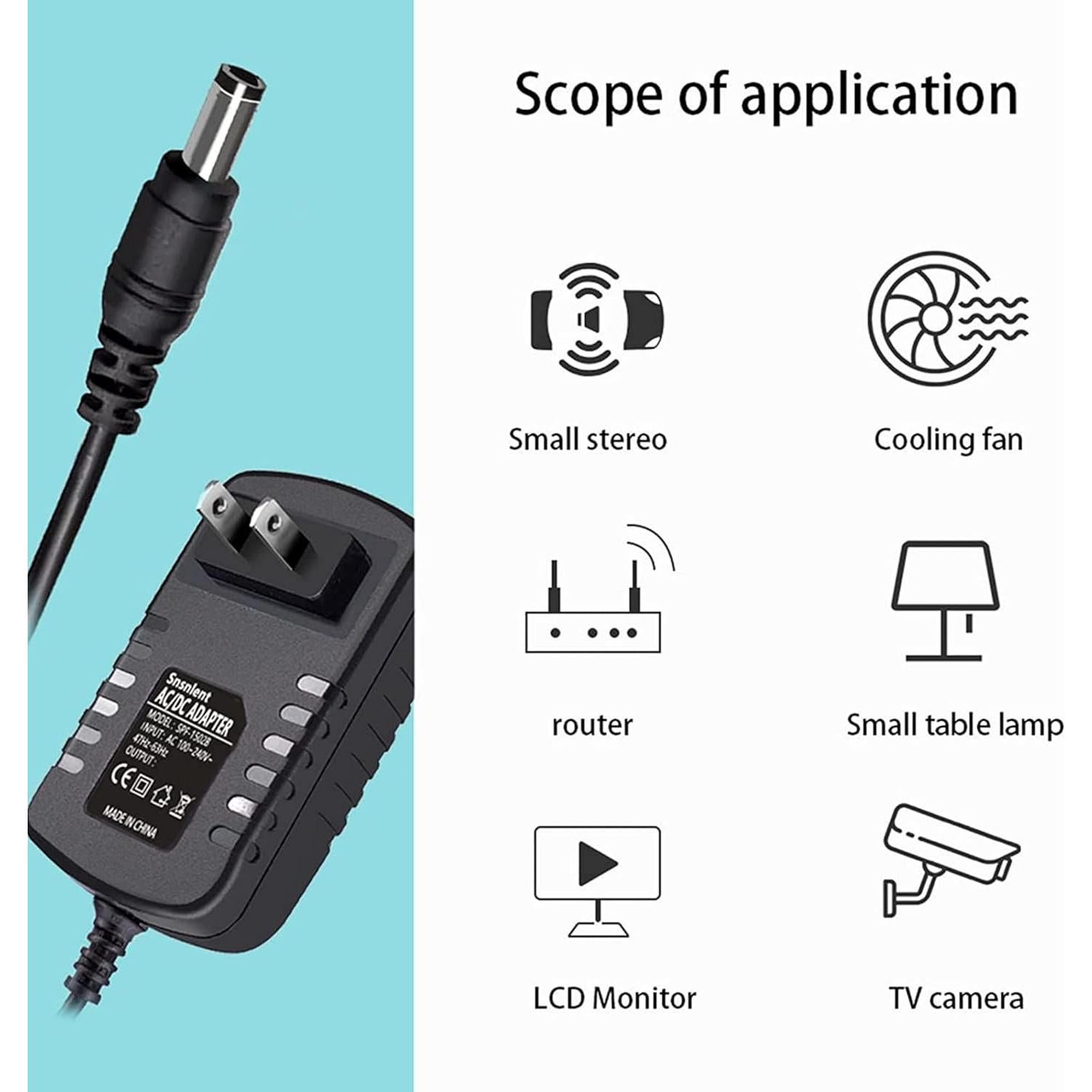 Adaptador de CA Dysead para DVD Panasonic Dvd-ls91/93/95