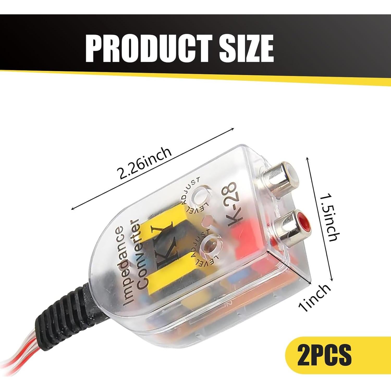 Convertidor de Audio Subwoofer Pinflaw Alta a Baja Frecuencia