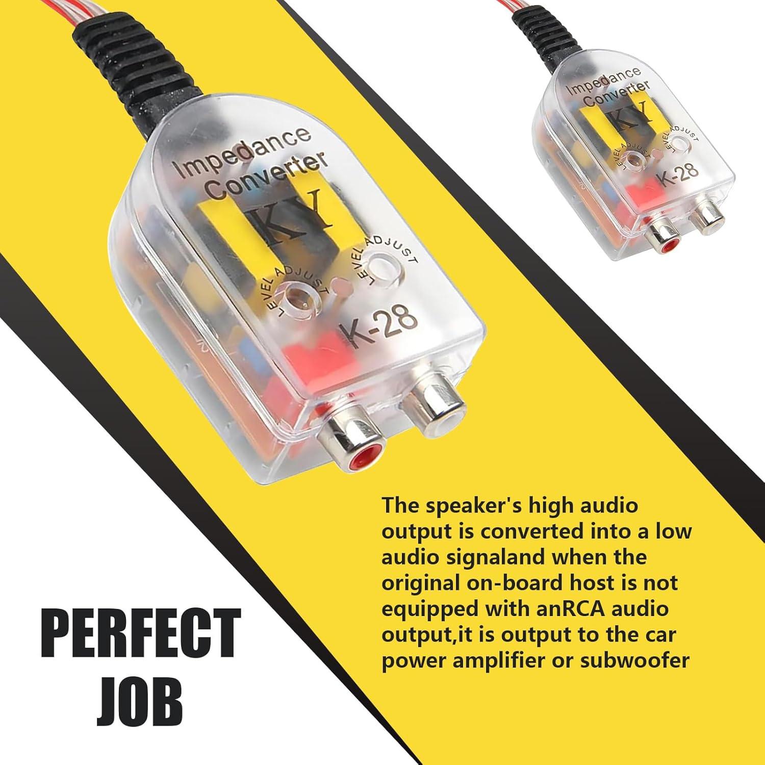 Convertidor de Audio Subwoofer Pinflaw Alta a Baja Frecuencia