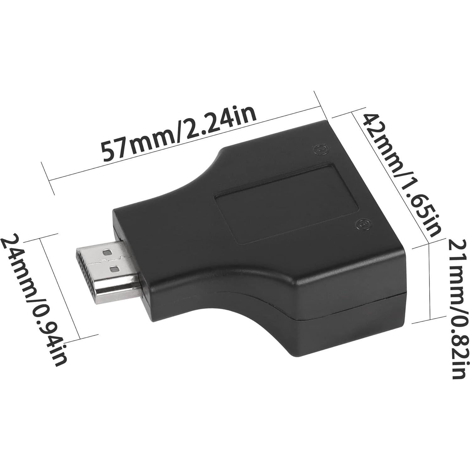 Extensor HDMI a RJ45 QIANRENON 1080p hasta 30m 2 pcs