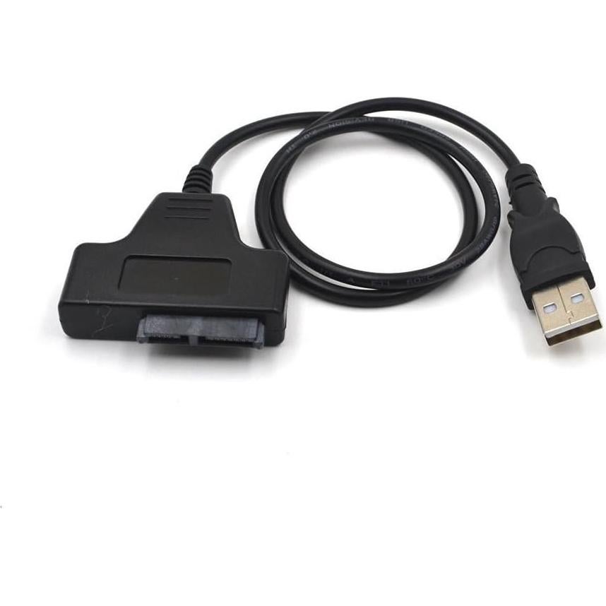 Adaptador USB 2.0 a 7+6 Pines Slimline SATA Inovat Negro