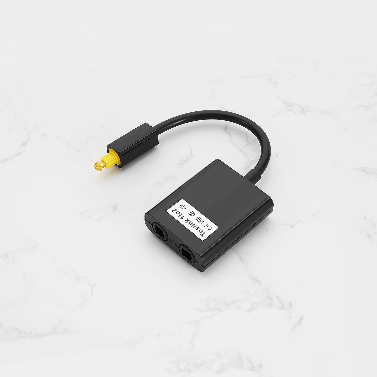 Adaptador Divisor de Audio Óptico Toslink 1 en 2 Micro Traders