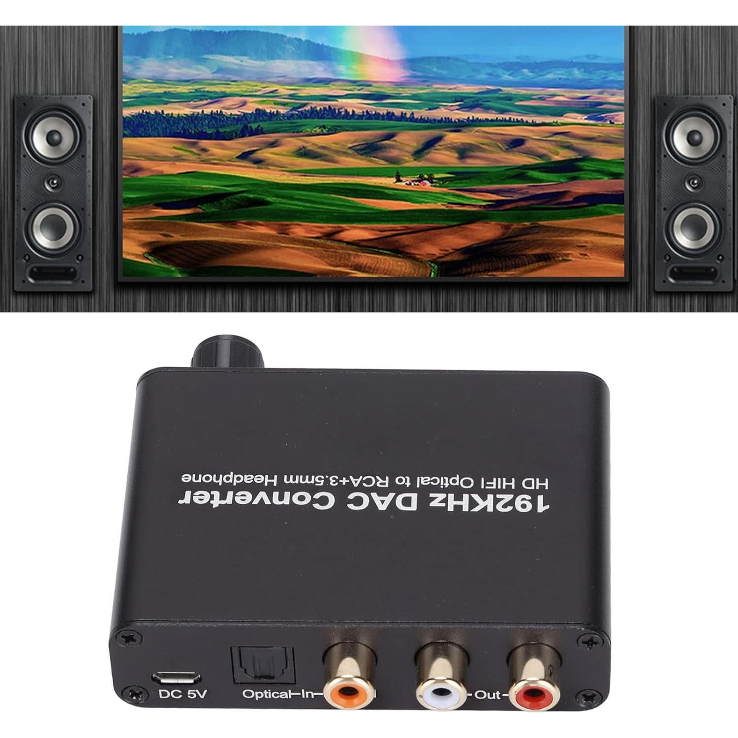 Convertidor de Audio Digital a Analógico Zunate 192KHz DAC