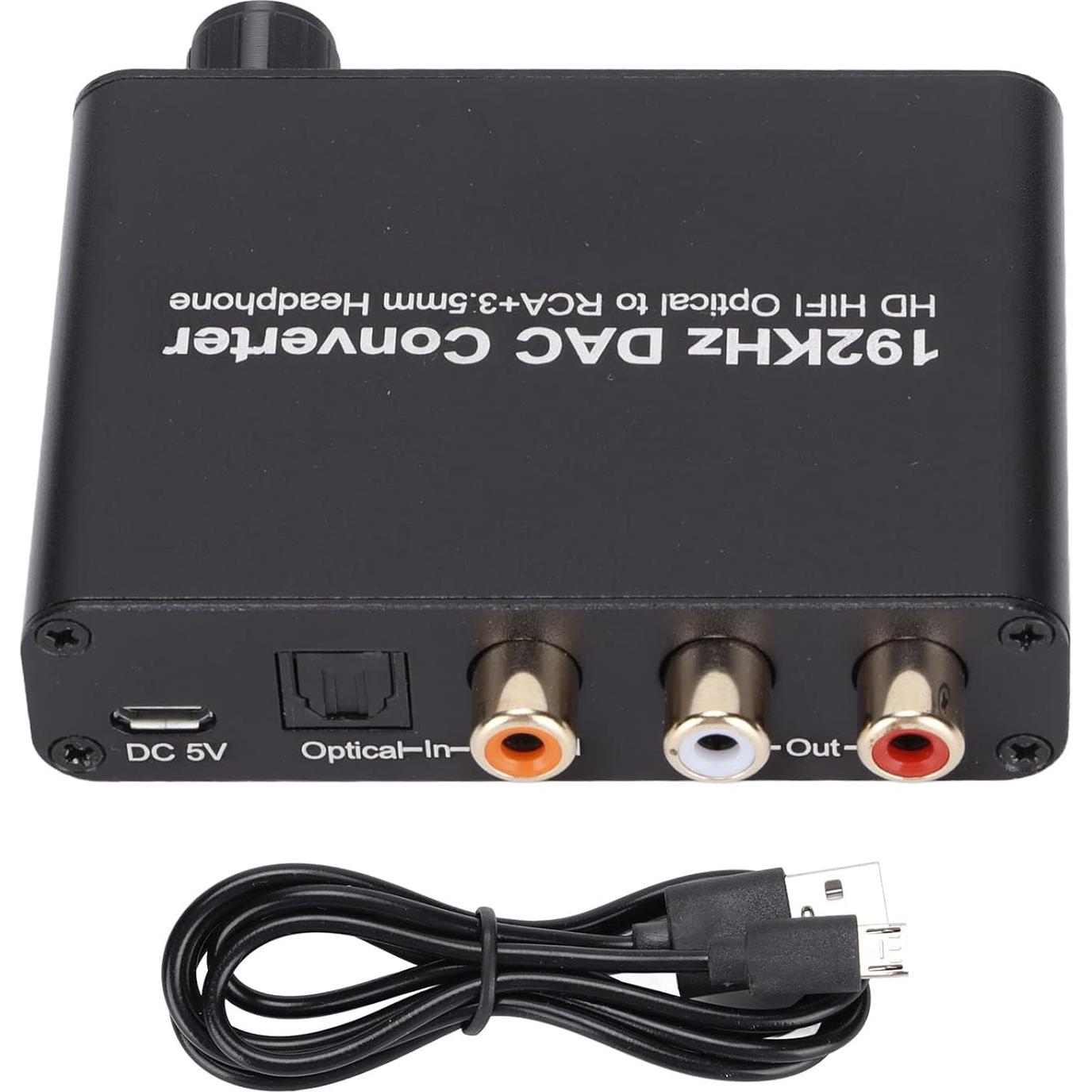 Convertidor de Audio Digital a Analógico Zunate 192KHz DAC