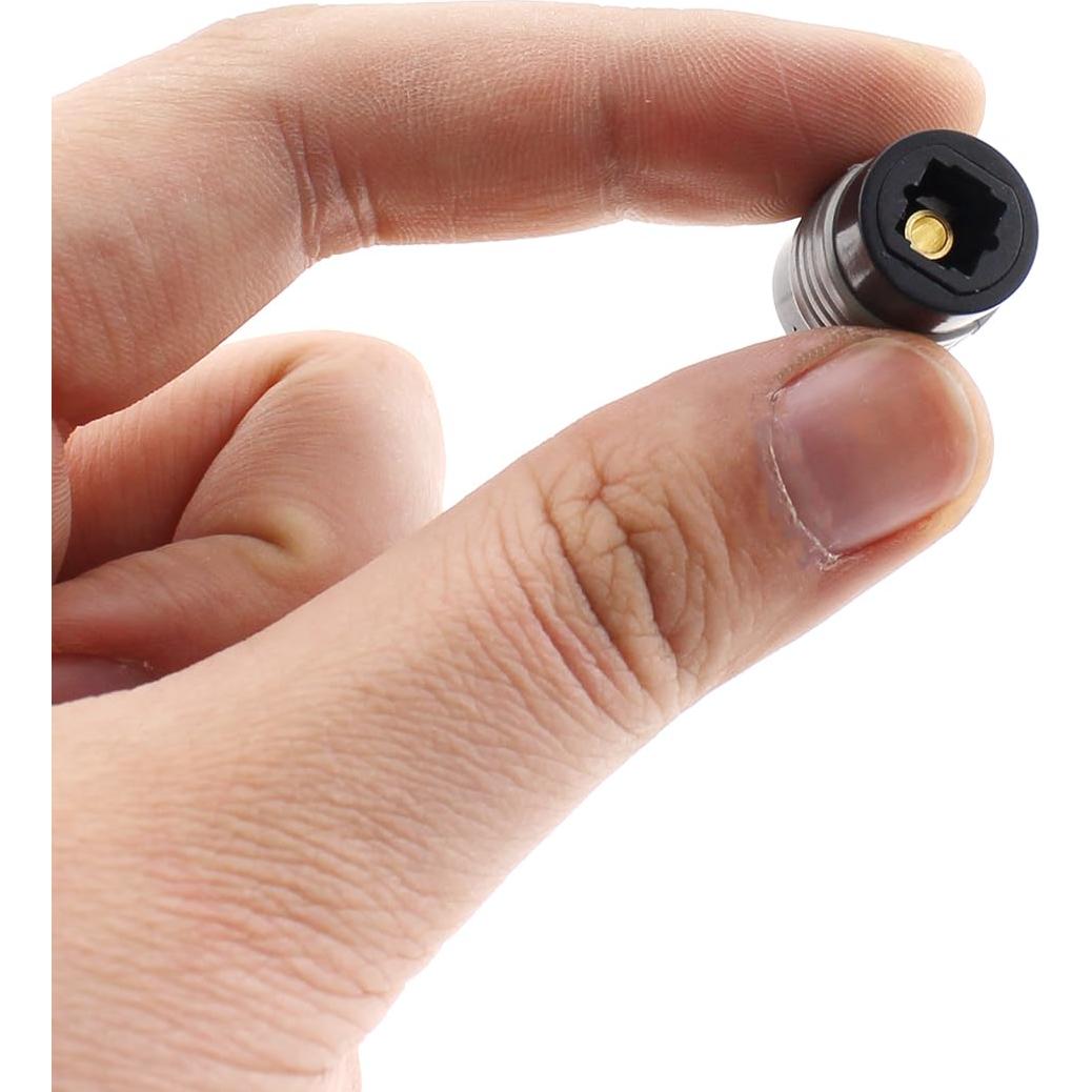 Extensor de Cable de Fibra Óptica Toslink MTQY 2 Piezas