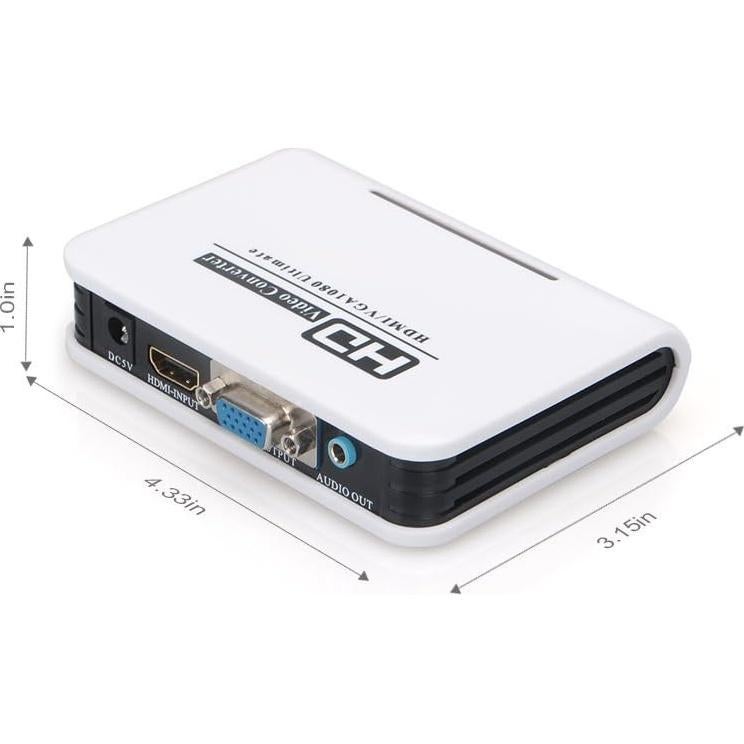 Adaptador HDMI a VGA Megulla MG-H2V100 con Audio 3.5mm