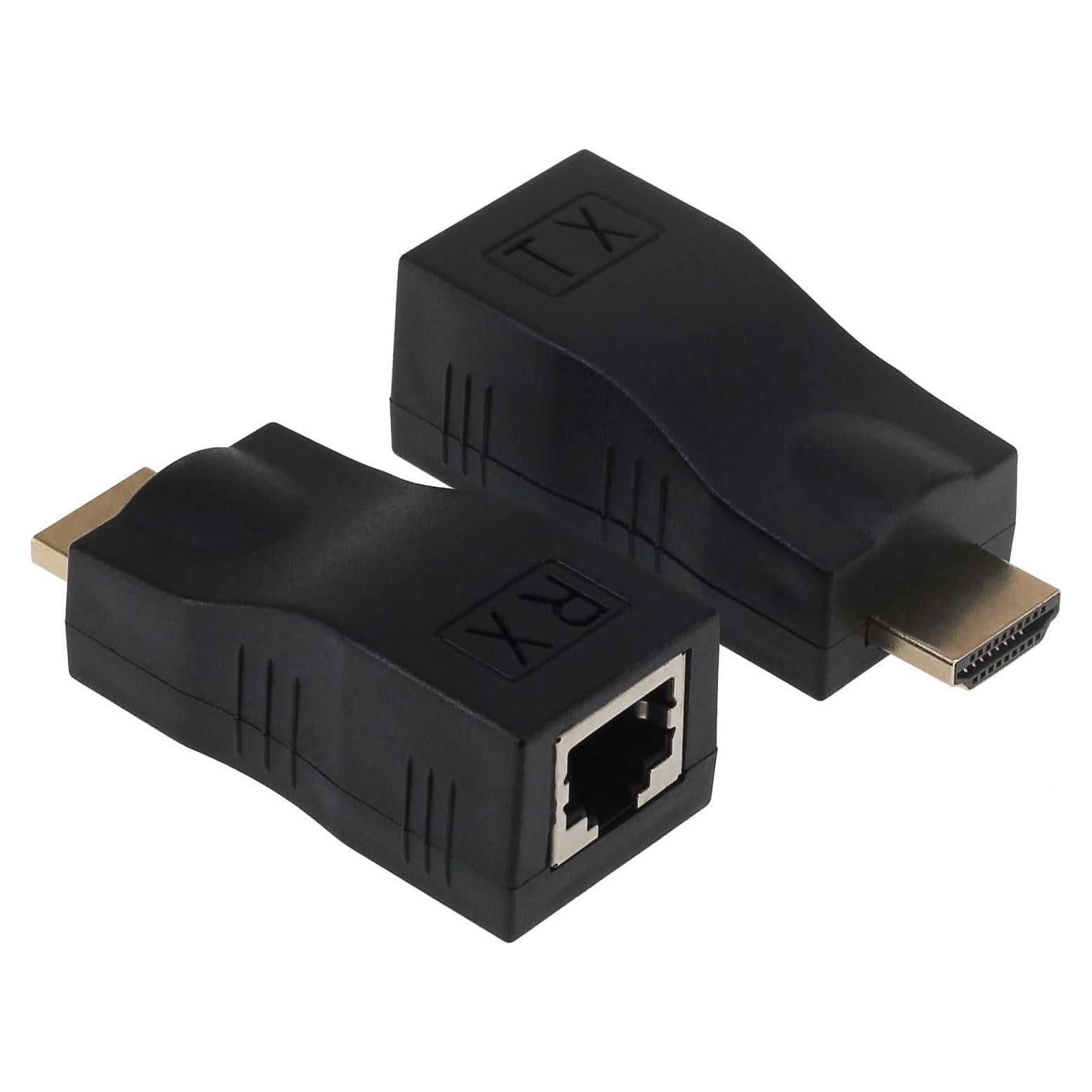 Extensor HDMI a RJ45 Yeebline, 30m 1080p, Paquete de 2
