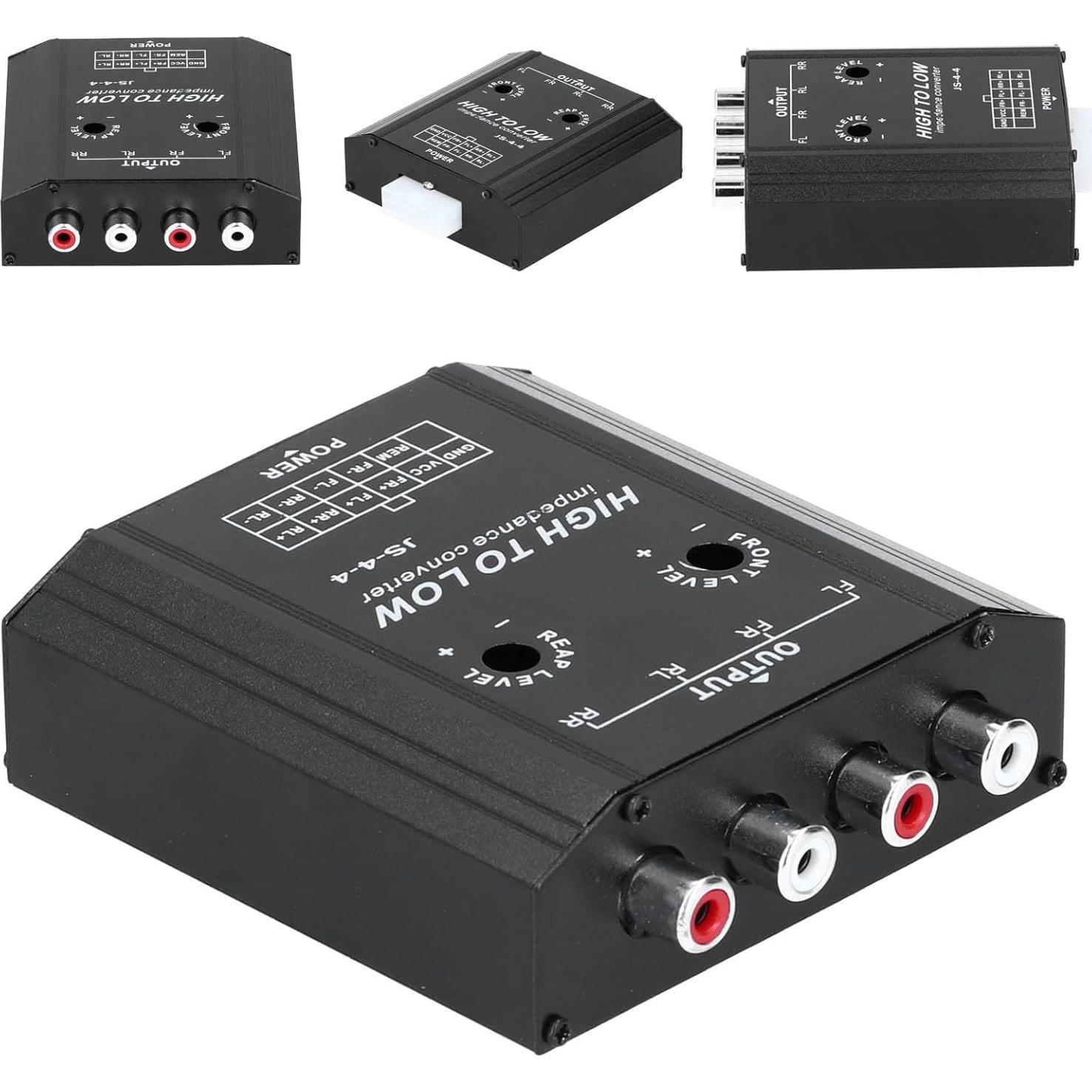 Convertidor de Impedancia RCA XHIKOWAT 4 Canales 12V