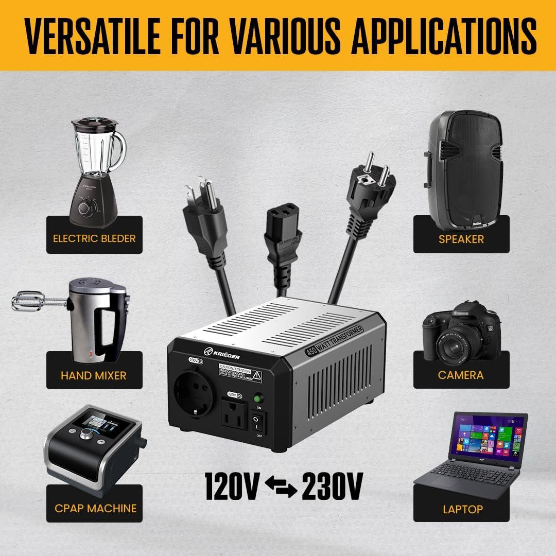 Transformador de Voltaje KRIGER ULT450 450W 110/220V