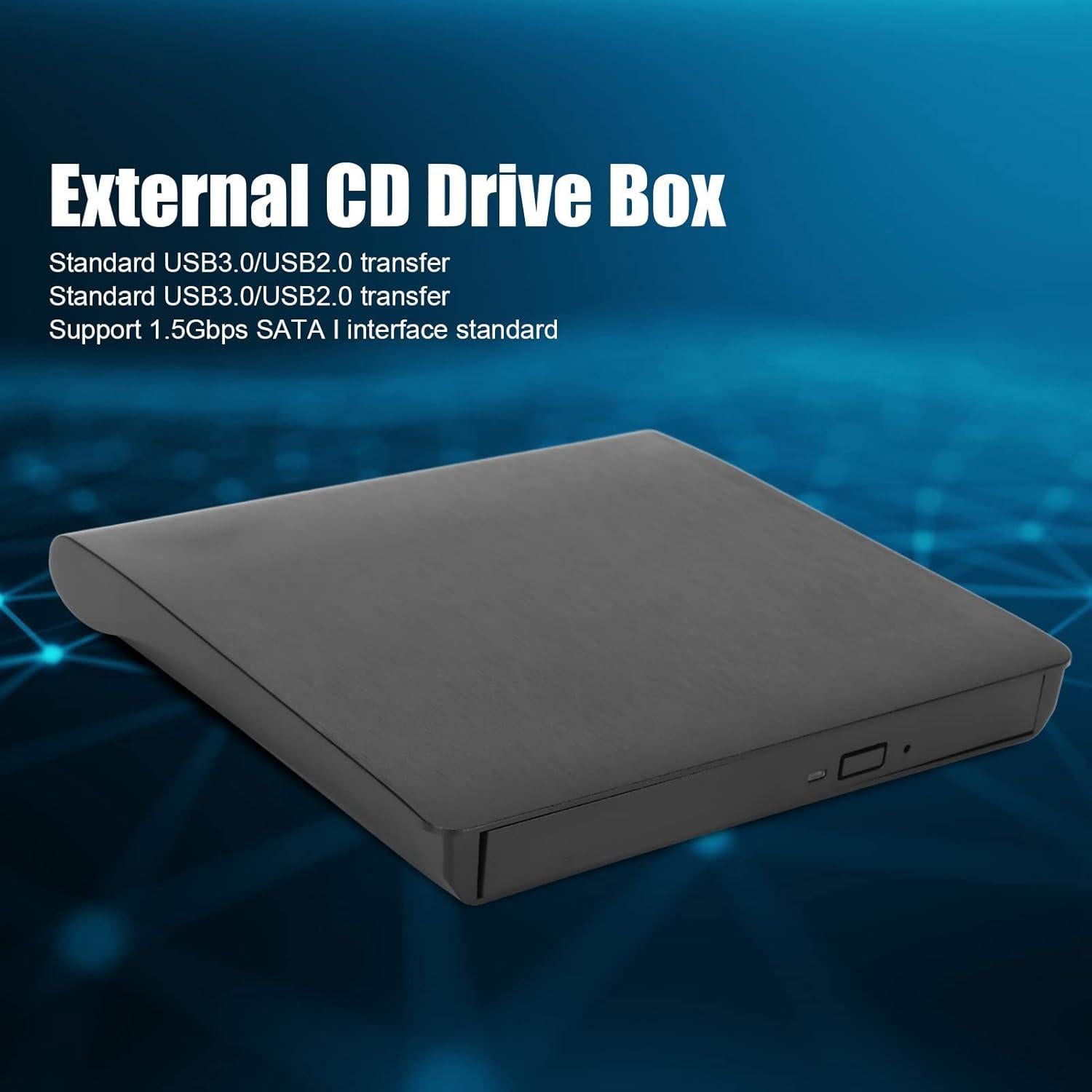Unidad de DVD Externa Fosa USB 3.0 5Gbps para Laptop 12.7mm 9.5mm