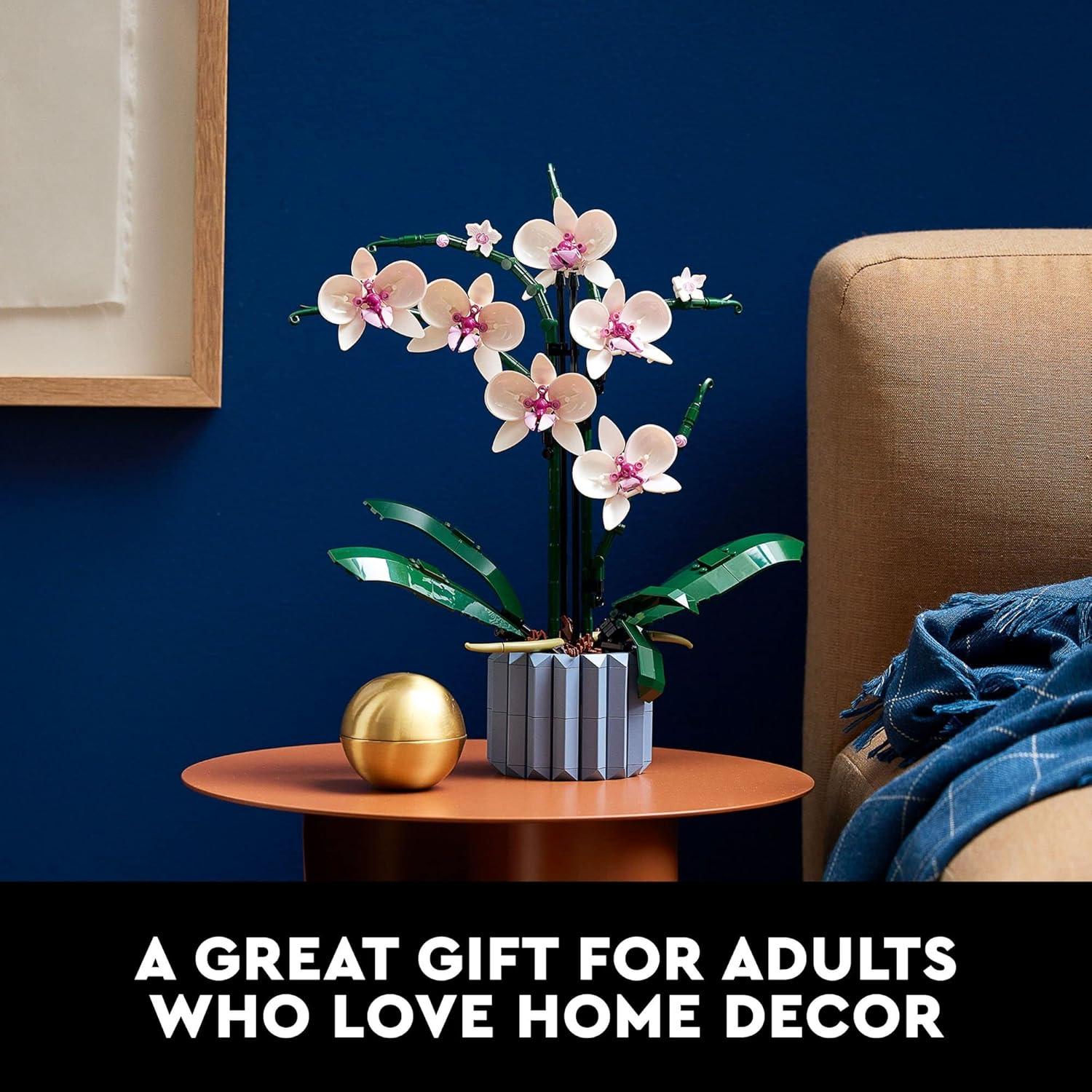 LEGO Orquidea 10311 - Set de flores artificiales para adultos