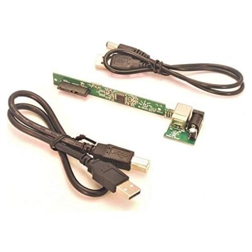 USB 2.0 to Laptop Slimline Micro Slim-SATA CD DVD RW Adapter
