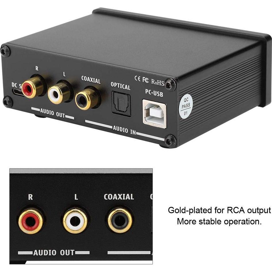 Convertidor de Audio Digital a Analógico Serounder DAC 192kHz