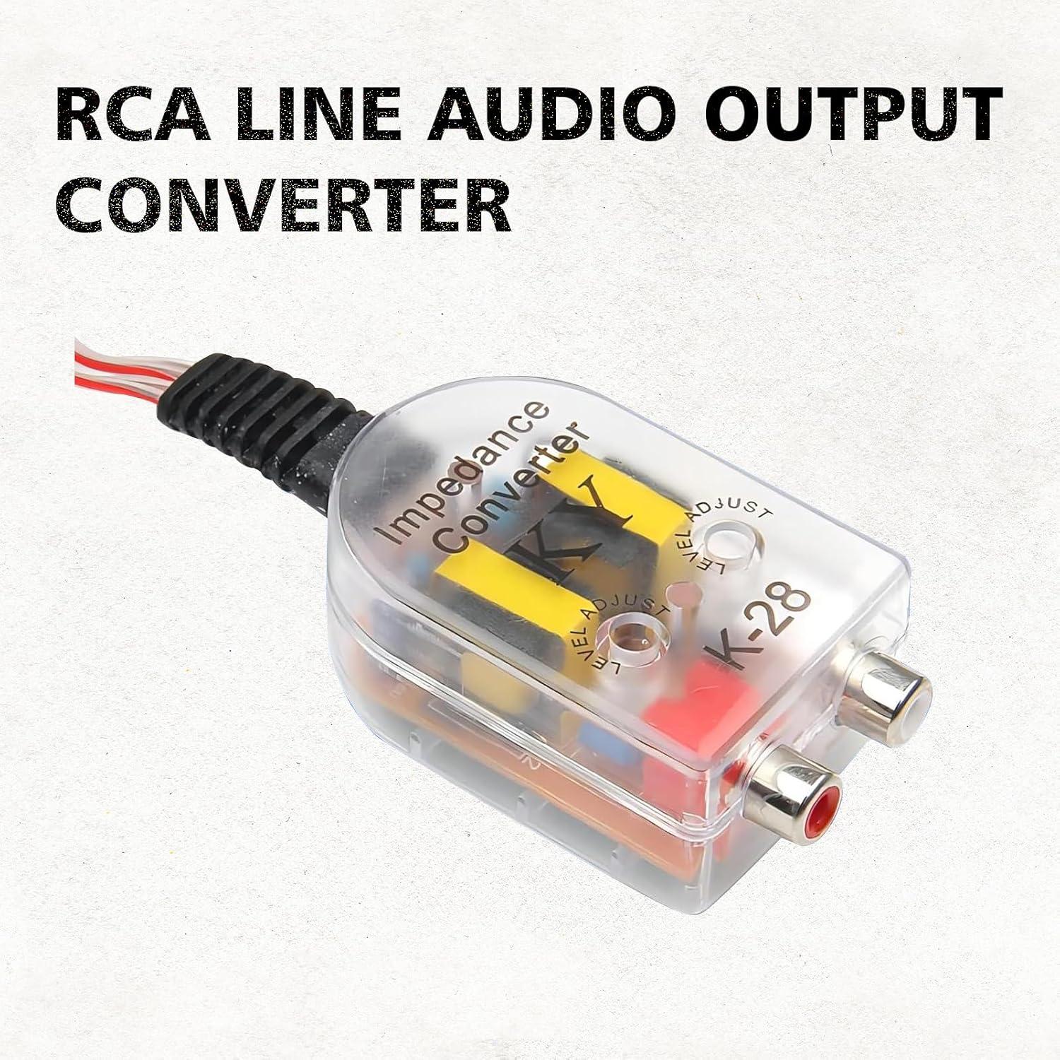 Convertidor RCA Audio de Coche ijuicy ICYFZQ2601-2PCS
