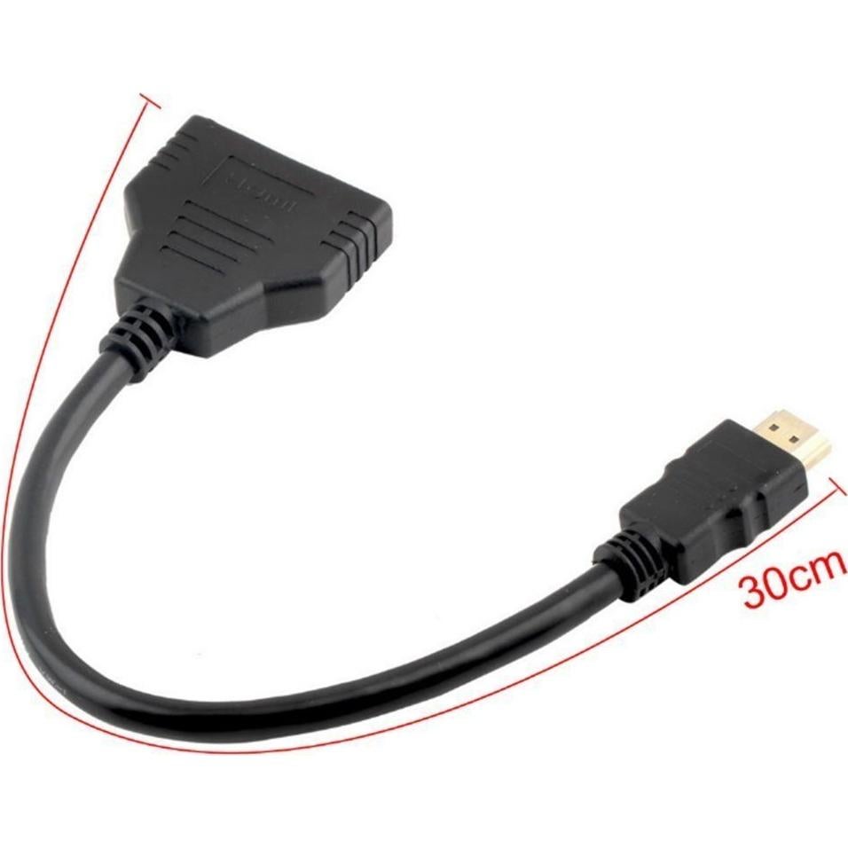 Divisor HDMI 1x2 Adwox 1080P Macho a 2 Hembras 12.7cm